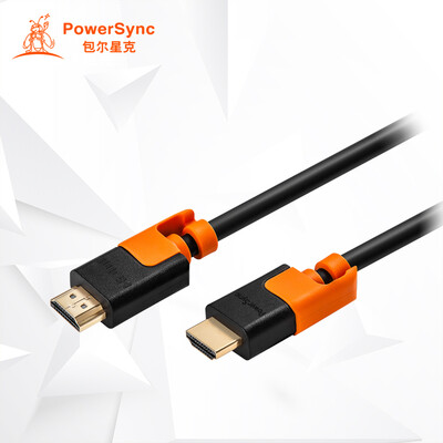 

(PowerSync) H2GBR0020 HDMI high-definition video cable 3D high-definition version 2.0 computer connection TV line 2 meters black