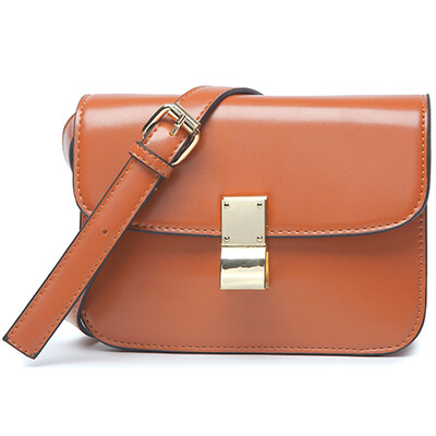 

DEER LOVE tofu package trend fashion shoulder Messenger bag small square bag LE170108 red