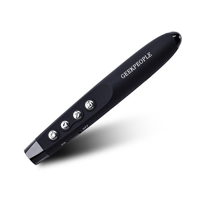 

Pole guests GEEKPEOPLE G10 laser pen pen pen PPT remote pen laser projection pen electronic pointer white light black