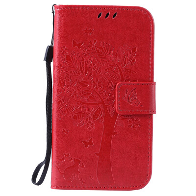 

Red Tree Design Кожа PU откидной крышки Кошелек Карты Держатель чехол для SAMSUNG J2