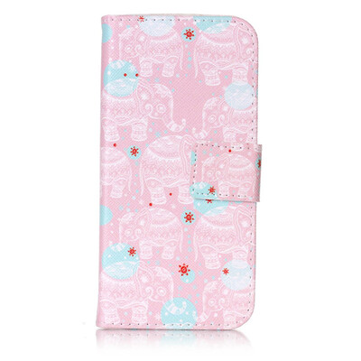 

Pink Elephant Design PU Leather Flip Cover Wallet Card Holder Case for Samsung Galaxy A32016A3100A310F