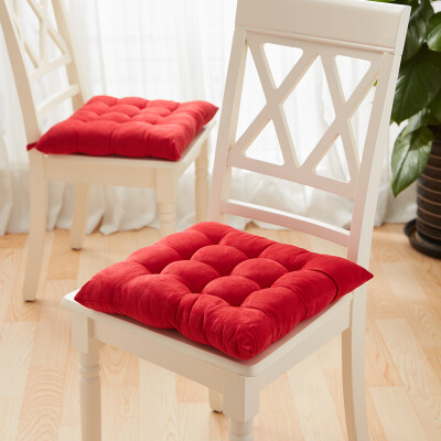 

[Jingdong supermarket] Kouzi cozzylife home furnishings fashion thick suede chair cushion red 42 * 42cm