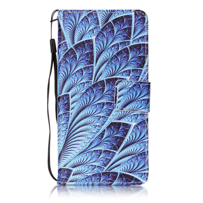 

Blue Dazzle Design PU Leather Flip Cover Wallet Card Holder Case for Lenovo A6000