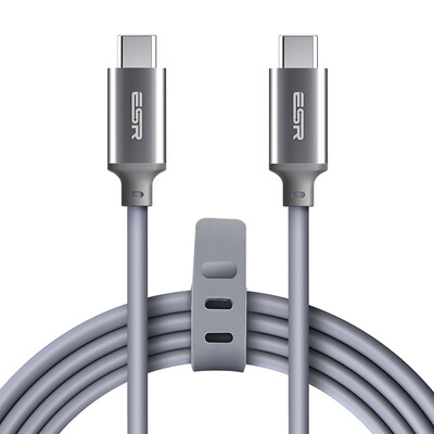 

ESR Type-c switch Type-c 31 Andrews mobile phone charging line dual Type-C data line male to public use Apple MacBook Huawei P10 a plus 18m
