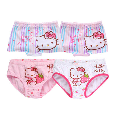 

Hello Kitty (HELLO KITTY) children's underwear girls triangle angle children's clothing shorts XJKT10054 mixed color 4 installed 130cm