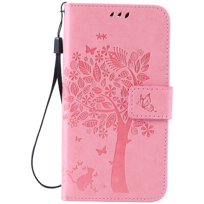 

Pink Tree Design PU кожа флип крышку кошелек карты держатель чехол для LG K7