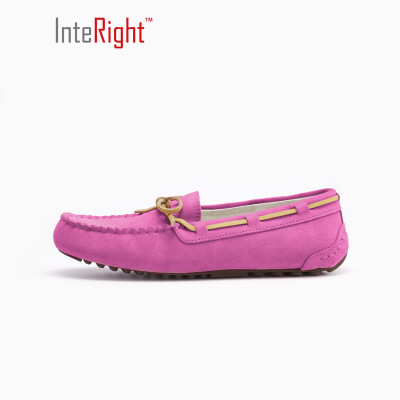 

INTERIGHT couple shoes casual shoes flat shoes driving shoes Peas shoes rose red 230 yards