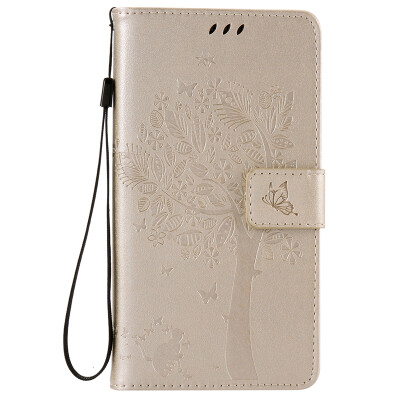 

Gold Tree Design PU Leather Flip Cover Wallet Card Holder Case for HUAWEI HONOR 4X