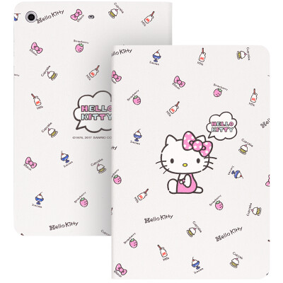 

Плюс отличный новая серия Hello Kitty IPad 9,7 Yingcun защитного чехла / мультфильм защитной оболочки кобура умной заторможенность невинность Katie