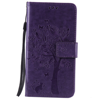 

Purple Tree Design PU кожа флип крышку кошелек карты держатель чехол для LG K10