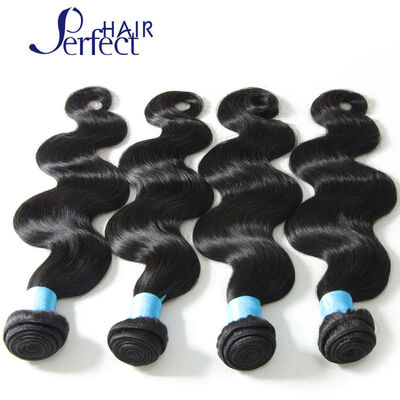 

8A Peruvian Virgin Hair Body Wave 4pcs 100g/pc Unprocessed Virgin Peruvian Human Hair Weaves 1B Color Perfect Hair Products