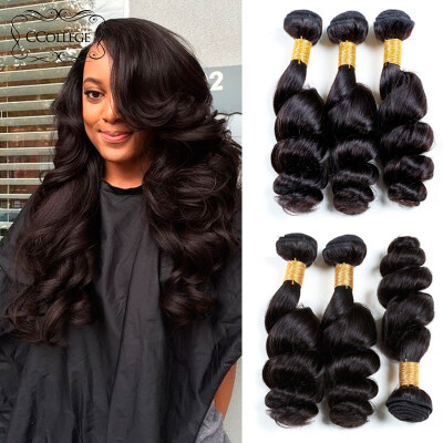 

Brazilian Virgin Hair Loose Wave 3 Bundles Cheap 8A CCollege Virgin Hair Brazillian Loose Wave Virgin Hair Bundle Sales