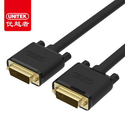 

(UNITEK) Кабель DVI для кабеля dvi-d 15 метров 24 + 1 подключенный к компьютеру телевизор ТВ-канал с двумя каналами для публичного цифрового видеокабеля высокого разрешения Y-C212C