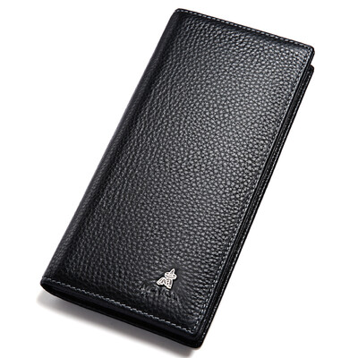 

Scarecrow MEXICAN Men's Wallets Fashion Business Wallets Long Long Men's Purse Money Chiffon Cushion MSJ30746M-02930 Black