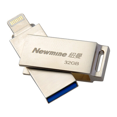 

Newmine X6 USB Flash Drive for iPhoneAndroid 32G Moonlight Silver