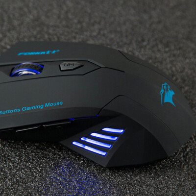 

MyMei Прохладный Pro 6D Game Mouse 6 Кнопка оптический свет USB конкурентных ПК компьютер ноутбук