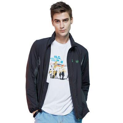 

NEPHON NORTHLAND наружная ветровка Ike men's cicadas skin clothing легко принять легкий дышащий оттенок GL065901 дым черный серый / темно-черный XL-180