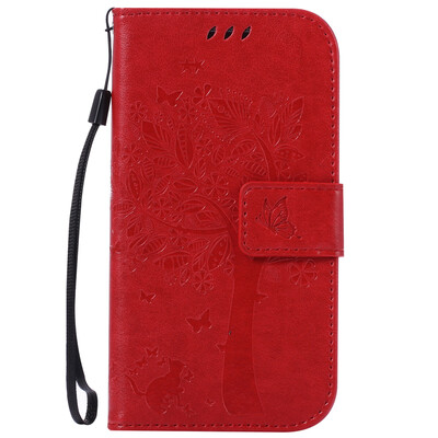

Red Tree Design PU Leather Flip Cover Wallet Card Holder Case for SAMSUNG S6EDGE PLUS