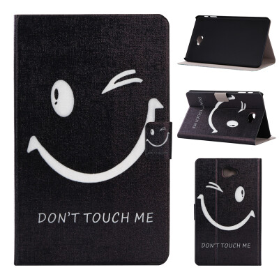 

Smile Style Classic Flip Cover with Stand Function and Credit Card Slot for Samsung Galaxy Tab A 10.1 T580N