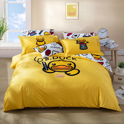 

LOVO cartoon cotton bed set/bed kit (duvet cover/bed sheet/pillow case