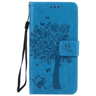 

Blue Tree Design PU Leather Flip Cover Wallet Card Holder Case for SONY M5