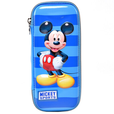 

Disney children&39s pencil case stationery multifunctional pupil pencil box fashion creative pencil bag student study supplies A-2037 color blue