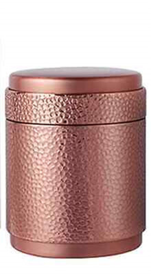 

Pitting Metal Canister Tea Caddy Tin Jar Coffee Can Kitchen Storage Container Gold 10x12.1cm