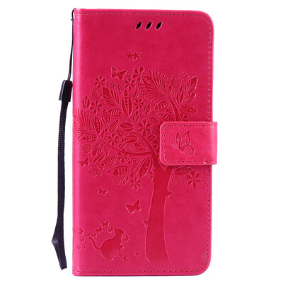 

Rose Tree Design Кожа PU откидной крышки Кошелек Карты Держатель чехол для HUAWEI HONOR 5C