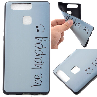 

Happy Pattern Soft Thin TPU Rubber Silicone Gel Case Cover for HUAWEI P9