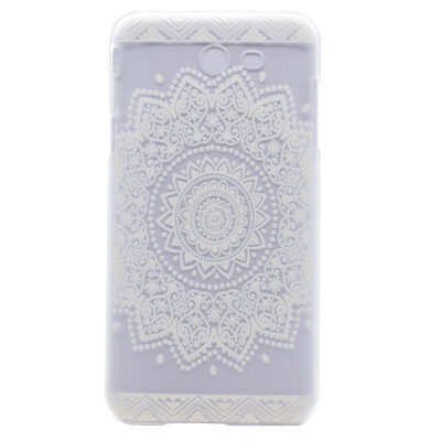 

White Flower Pattern Soft Thin TPU Rubber Silicone Gel Case Cover for SAMSUNG Galaxy J7 2017/J710