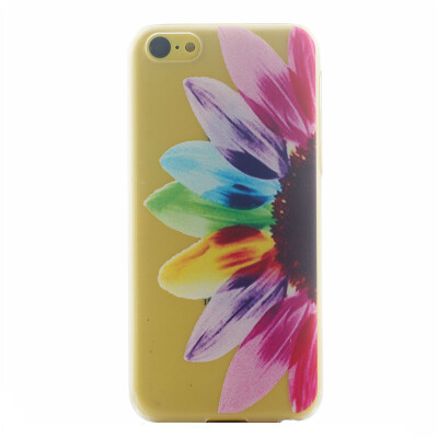 

Colorful flowers Pattern Soft Thin TPU Rubber Silicone Gel Case Cover for IPHONE 5C