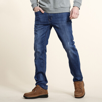 

Camel (CAMEL) Men's miniatures in the waist cat to be self-cultivation feet jeans business casual pants X6X316111 blue 32