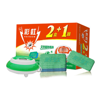 

Rainbow electric mosquito coils reel coil heater mosquito repellent mosquito repellent film 60 insect repellent new&old packaging random delivery 5001AC