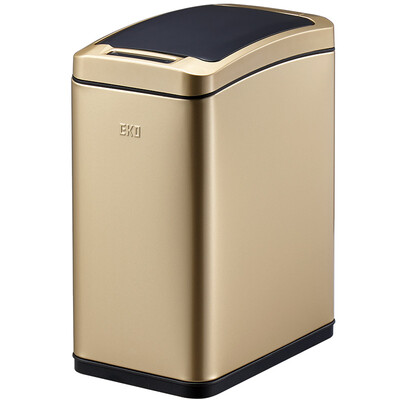 

EKO induction trash cans household waterproof stainless steel intelligent electric trash cans 9229CG champagne gold 8L