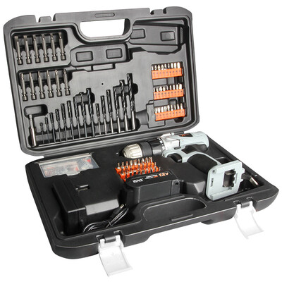 

Jimmy home JM-GT8812 88 sets of 12V lithium battery charging drill set of multi-function drill bit drill electric tool kit tool repair kit