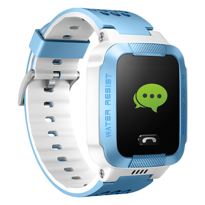

Small genius phone watch Y03 waterproof version of the sea shell blue children&39s smart watch 360 degrees security protection student positioning call bracelet phone gift gift