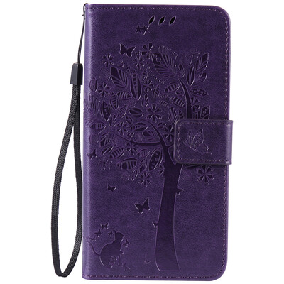 

Purple Tree Design PU Leather Flip Cover Wallet Card Holder Case for LG NEXUS 5X