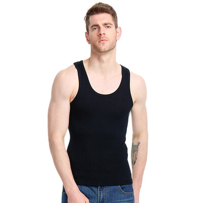 

Arctic velvet pure cotton vest 1 piece installed thread sports stretch shenzhen men&39s underwear black BJRBX XXL