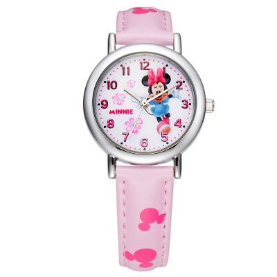 

Disney children&39s watch girl waterproof pink electronic watch cute girl table student watch female models watch 14007P