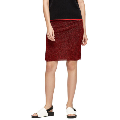 

UR Women fashion retro vintage element S-type hip hip skirt YP47S5EN2000 red m