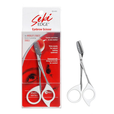 

SEKI EDGE SS-605 бровь ножницы (импортируемая из Японии) из нержавеющей стали брови ножницы брови ножницы белого косметический уход