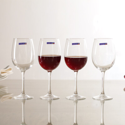 

Jingdong Supermarket Le Meiya Luminarc grade red wine glass wine glass champagne cup 350ml 4 only installed