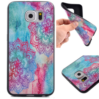

Colorful Pattern Soft Thin TPU Rubber Silicone Gel Case Cover for Samsung Galaxy S6
