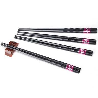 

Two-gun Suncha alloy chopsticks stainless non-moldy hotel Japanese-style household chopsticks 10 double-mounted DK4003-MH