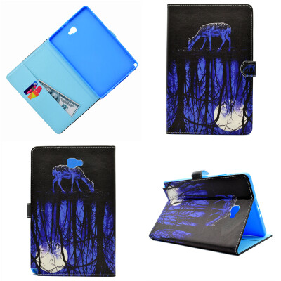 

Water reflection Style Classic Flip Cover with Stand Function and Credit Card Slot for Samsung GALAXY Tab A 10.1 T580