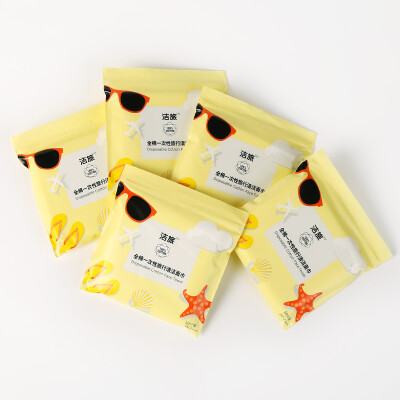 

JIELV 10 pcs Cotton Washcloth Disposable Towel (5 pack