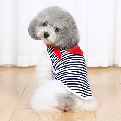 

Huapeng pet hoopet red scarf college wind dog dog clothes spring&autumn small dog teddy bears both feet loaded L