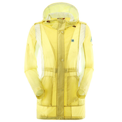 

Pathfinder TOREAD spring&summer outdoor women&39s skin clothing spring&summer paragraph breathable light ultra-light skin windbreaker TAED82599 apricot yellow