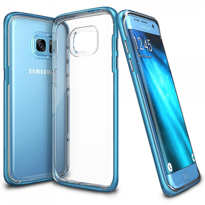 

Ringke Samsung s7 edge phone case / case / all-round color edge frame silicone anti-drop transparent shell