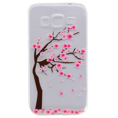 

Cherry tree Pattern Soft Thin TPU Rubber Silicone Gel Case Cover for Samsung Galaxy J2 2016/J210